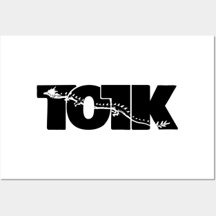 TOTK Dragon Awesome Black Typography Posters and Art